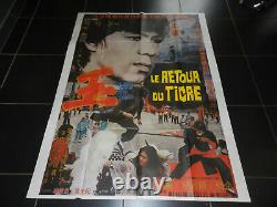 Affiche poster Cinéma originale Le Retour du Tigre 120 x 160 cm / 1977