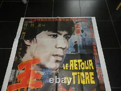 Affiche poster Cinéma originale Le Retour du Tigre 120 x 160 cm / 1977