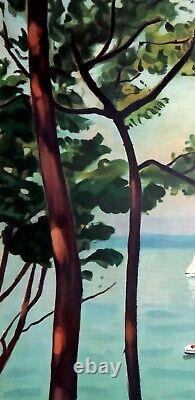 Albert Marquet affiche original. Plages de France original poster