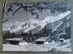 Alpinisme Chamonix Mont Blanc 12 affiches anciennes/original posters Mythra