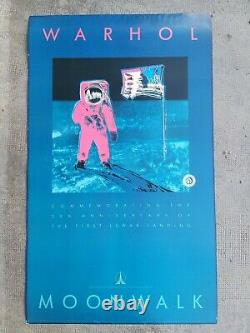 Andy Warhol Moonwalk 20th anniversary Affiche ancienne/original poster 1989