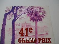 Ao953 F1 Original Affiche 41eme Grand Prix De Monaco 12/15 Mai 1983 Etat Moyen