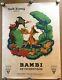 Bambi Original French Grande Movie Poster 1p Disney Affiche 120x160 Very Rare