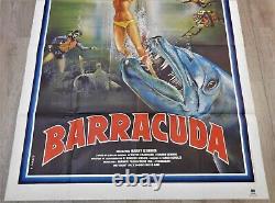 Barracuda Affiche ORIGINALE Poster 120x160cm 4763 1978 Wayne Crawford