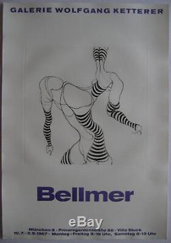 Bellmer Hans Affiche Avec Gravure 1967 Etching Poster Surréalisme Érotisme