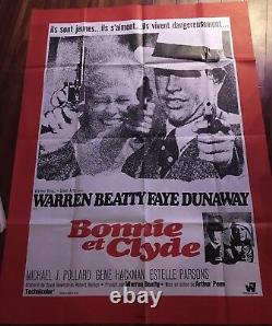 Bonnie And Clyde / Affiche / Cinéma / Poster / 120x160 / Original