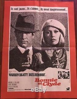 Bonnie And Clyde / Affiche / Cinéma / Poster / Original