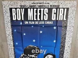 Boy Meets Girl Affiche ORIGINALE Poster 120x160cm 4763 1984 Leos Carax D Lavant