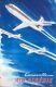 Brenet Affiche Litho Aviation Air Algérie Caravelle 1960 Original French Poster