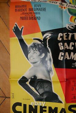 Brigitte Bardot Mam'zelle Pigalle 1956 Poster Affiche Original
