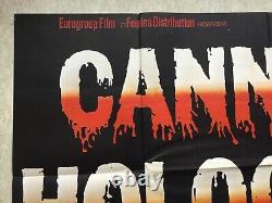 Cannibal Holocaust (Affiche cinéma EO 1979) Original Grande French Movie Poster