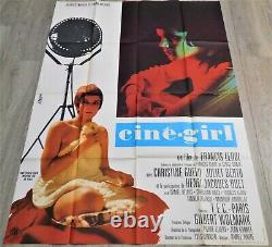 Cine-Girl Affiche ORIGINALE Poster 120x160cm 4763 1969 F Leroi Jean-Luc Godard