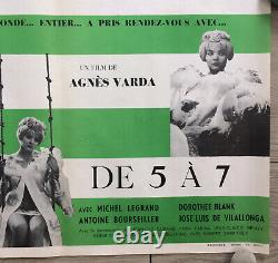 Cleo De 5 A 7 Agnes Varda 1962 Corinne Marchand Affiche Poster Original