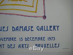 Cocteau Jean Affiche Lithographique 1973 Signée Signed Lithographic Poster