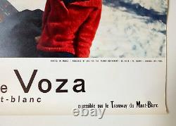 Col De Voza Mont-blanc Saint-gervais- Original Poster Affiche 1960