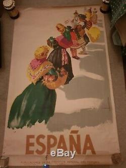 Collector POSTER Jose Morell ESPAÑA Original 1948 Affiche Poster