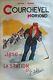 Courchevel-moriond Emile Allais Ski Affiche Ancienne/original Poster Mbv 1955