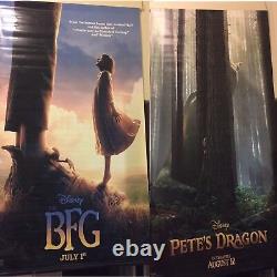 Disney BFG & Pete's Dragon 8ftx5ft cinéma vinyle 2 faces Authentique Regal