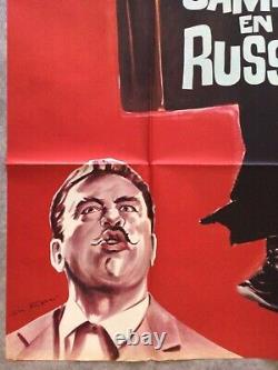 Don Camillo en Russie Affiche Cinéma1965 Original Movie Poster Fernandel