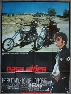EASY RIDER Affiche Cinéma Movie Poster 160x120 ORIGINALE Dennis Hopper
