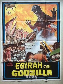 Ebirah contre Godzilla (Affiche EO 1966) Original Grande French Movie Poster