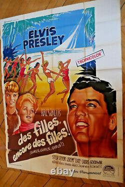 Elvis Presley Stella Stevens Girls! Girls! Girls! 1963 Poster Affiche Original