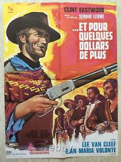 Et pour quelques dollars de plus Affiche cinéma originale (EO'66) French Poster