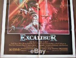Excalibur Affiche ORIGINALE US 68x104cm POSTER One Sheet 2741