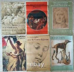 Expositions musées Paris 1967-1984 35 affiches anciennes/original posters