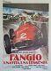 Fangio Affiche Originale Italienne Entoilée 105x144cm (hugh Hudson)