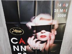 FESTIVAL CANNES OFFICIELLE Affiche ORIGINALE Poster 120x160cm 4763 2008 D LYNCH
