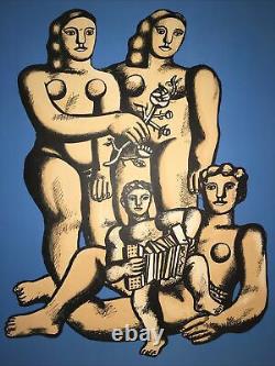 Fernand Léger Original lithograph poster 1952 Affiche originale