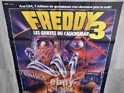 Freddy 3 Les Griffes du Cauchemar Affiche ORIGINALE Poster 120x160cm 4763 1987