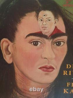 Frida Kahlo & Diego Rivera Original Exhibition Poster Affiche Paris 1998