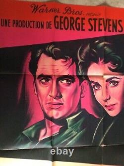 Géant Affiche Cinéma 1956 Original Movie Poster James Dean