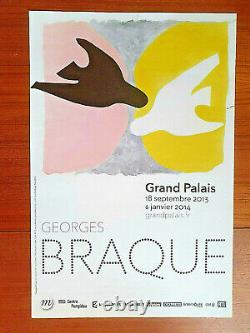 Georges Braque Original Exhibition Poster Affiche Paris 2013