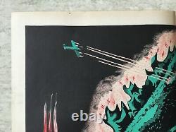 Godzilla (Affiche cinéma EO 1954) Gojira Honda Kaiju Original Movie Poster