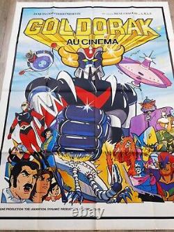 Goldorak au Cinema 1979 Affiche ORIGINALE Poster 120x160cm 4763 Grendizer Toei
