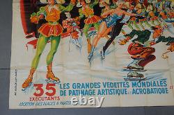 Grande affiche originale 118x160 cm cirque Pinder 1955, vintage circus poster
