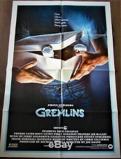 Gremlins Affiche ORIGINALE US 68x104cm POSTER One Sheet 2741