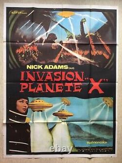 Invasion planète X (Affiche cinéma EO 1966) Original Grande French Movie Poster