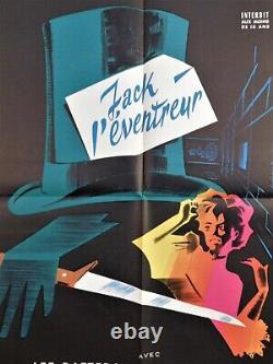 Jack l'Eventreur The Ripper Affiche ORIGINALE Poster 60x80cm 23x32 1959 R. Baker