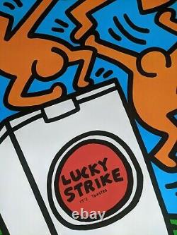 Keith Haring Lucky Strike 1987 affiche poster