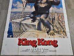 King Kong Affiche ORIGINALE Poster 120x160cm 4763 1976 Jessica Lange Bridges