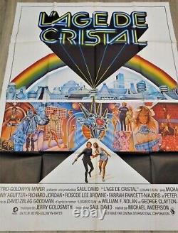 L'Age de Cristal Affiche ORIGINALE 120x160cm Poster 4763 1976 Michael York