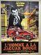 L'homme à La Jaguar Rouge Affiche Originale Cinéma (eo 70) Grande Movie Poster