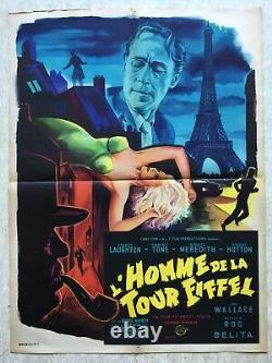 L'homme de la Tour Eiffel (Affiche cinéma EO 1949) Original French Movie Poster