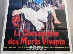 La Chevauchee des Morts Vivants Affiche ORIGINALE Poster 120x160cm 4763 1975
