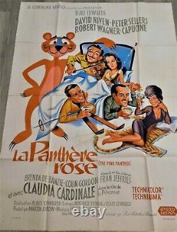 La Panthere Rose Affiche ORIGINALE Poster 120x160cm 4763 1963 Peter Sellers