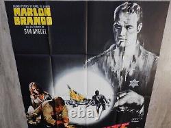 La Poursuite Impitoyable Affiche ORIGINALE Poster 120x160cm 4763 1966 M Brando